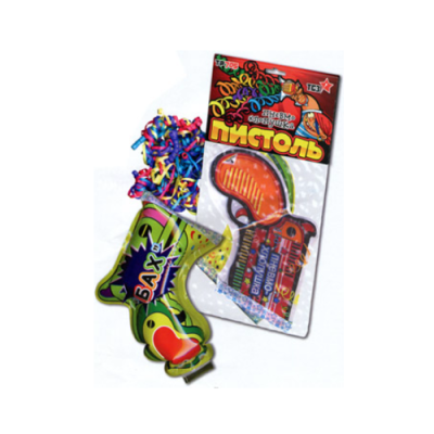 Пистоль Надувная хлопушка купить в Верее | vereya.salutsklad.ru