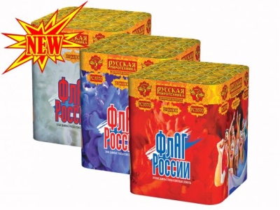 Флаг России Дневной фейерверк купить в Верее | vereya.salutsklad.ru