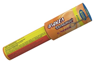 Дымовой (с чекой) оранжевый Фальшфейер купить в Верее | vereya.salutsklad.ru