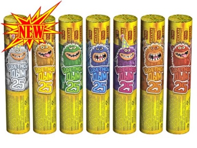 Цветной дым 25 Цветной дым купить в Верее | vereya.salutsklad.ru